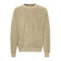 Rundhalspullover SOLID "Sweatshirt SDHaarvard", Herren, Gr. XL, grün (tree house), Web, Obermaterial: 82% Baumwolle CO. 18% Polyester PES., unifarben, casual, Langarm, Pullover