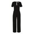 Overall ICHI "Overall IXMILA SS JU", Damen, Gr. S, N-Gr, schwarz, Obermaterial: 62% Polyester PES. 33% Polyester Pol. recyc.. 5% Elasthan EL., lang, Overalls