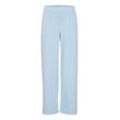 Stoffhose B.YOUNG "Stoffhose BYRizetta", Damen, Gr. M, N-Gr, blau (blau bell), Obermaterial: 73% Polyester PES. 23% Viskose LENZING ECOVERO CV LenzEcov. 4% Elasthan EL., casual, regular fit lang, Hosen