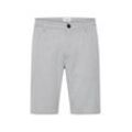 Chinoshorts SOLID "Chinoshorts SDFrederic", Herren, Gr. L, N-Gr, grau (lig grau m), Obermaterial: 62% Polyester PES. 33% Viskose LENZING ECOVERO CV LenzEcov. 5% Elasthan EL., casual, slim fit kniefrei, Hosen