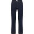 Straight-Jeans MUSTANG "Style Tramper Straight", Herren, Gr. 33, Länge 36, blau (940 dunkelblau), 99% Baumwolle, 1% Elasthan, straight fit, Jeans