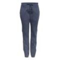 Chinohose PULZ JEANS "Chinohose PZRosita", Damen, Gr. 34, N-Gr, blau (vintage indigo), Obermaterial: 65% Baumwolle CO. 33% Polyester PES. 2% Elasthan EL., casual, skinny fit lang, Hosen