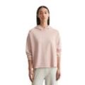 Sweatshirt MARC O'POLO "aus Organic-Cotton-Viskose-Mix" Gr. M, rosa, Damen, Obermaterial: 54% Baumwolle, 43% Viskose, 3% Elasthan, unifarben, Sweatshirts