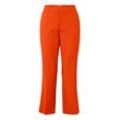 Stoffhose PULZ JEANS "Stoffhose PZBindy", Damen, Gr. 34, N-Gr, rot (cherry tomato), Obermaterial: 52% Baumwolle CO. 45% Polyester PES. 3% Elasthan EL., casual, skinny fit lang, Hosen