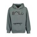 Hoodie BLUE SEVEN "Blue Seven Teenager Jungen Kapuzenpullover", Mädchen, Gr. 140, 749, tanne, 80% Baumwolle, 20% Polyester, normal, Rundhals, Langarm gerader Abschluss, Sweatshirts