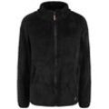 Fleecejacke OXMO "Sweatjacke OXTelsa", Damen, Gr. M, schwarz, Fleece, Obermaterial: 100% Polyester PES., casual, regular fit normal, Jacken