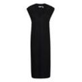 Strickkleid B.YOUNG "Strickkleid BYUelse" Gr. M, schwarz (schwarz melange), Damen, Obermaterial: 55% Viskose CV. 45% Polyester PES., Kleider