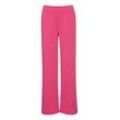 Stoffhose B.YOUNG "Stoffhose BYRizetta", Damen, Gr. M, N-Gr, pink (very berry), Obermaterial: 73% Polyester PES. 23% Viskose LENZING ECOVERO CV LenzEcov. 4% Elasthan EL., casual, regular fit lang, Hosen