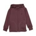 Fleecejacke COLOR KIDS "Fleecejacke COFleece", Mädchen, Gr. 104, braun (fudge), Obermaterial: 100% Polyester PES., casual, regular fit normal, Jacken