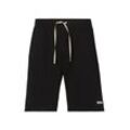 Pyjamahose BOSS "Unique Shorts CW", Herren, Gr. L (52), N-Gr, schwarz (schwarz001), Jersey, Obermaterial: 95% Baumwolle, 5% Elasthan, unifarben, casual, Basic, Hosen, mit BOSS Schriftzug