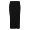 Bleistiftrock PULZ JEANS "Bleistiftrock PZSARA Pencil Skirt", Damen, Gr. M, schwarz (schwarz beauty), Obermaterial: 80% Viskose LENZING ECOVERO CV LenzEcov. 20% Polyester PES., Basic, körpernah normal, Röcke