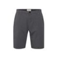 Chinoshorts SOLID "Chinoshorts SDFrederic", Herren, Gr. L, N-Gr, grau (med grau m), Obermaterial: 62% Polyester PES. 33% Viskose LENZING ECOVERO CV LenzEcov. 5% Elasthan EL., casual, slim fit kniefrei, Hosen