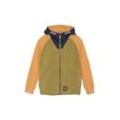 Fleecejacke COLOR KIDS "Fleecejacke COFleece" Gr. 104, braun (fennel seed) Mädchen Jacken