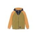 Fleecejacke COLOR KIDS "Fleecejacke COFleece" Gr. 140, braun (fennel seed), Mädchen, Obermaterial: 100% Polyester PES., Jacken