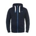 Kapuzensweatjacke SOLID "Kapuzensweatjacke SDBenn", Herren, Gr. M, blau (insignia b), Obermaterial: 50% Baumwolle CO. 50% Polyester PES., Sweatjacken