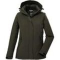 Outdoorjacke KILLTEC "KOW 37 WMN JCKT" Gr. 46, grün (olivgrün) Damen Jacken