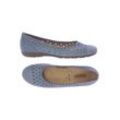 Gabor Damen Ballerinas, blau, Gr. 5