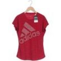 adidas Damen T-Shirt, bordeaux, Gr. 36