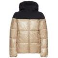 Steppjacke CHAMPION "Hooded Jacket" Gr. L (152/158), beige, Kinder, Steppware, Obermaterial: 100% Polyamid, unifarben, Jacken, für Kinder