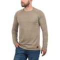 Strickpullover BLEND "BLEND BHJohn" Gr. XXXL, braun (beige brown) Herren Pullover