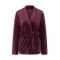 Triumph - Bademantel - Eggplant 0036 - Sensual Velour - Homewear für Frauen