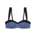 Triumph - Bikini Top gefüttert mit abnehmbaren Trägern - Blue 44B - Summer Glow - Bademode für Frauen