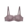 Triumph - Balconette-BH - Grey 070 - Body Make-up Illusion Lace - Unterwäsche für Frauen