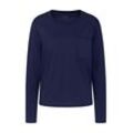 Triumph - Top mit langen Aermeln - Dark blue 0042 - Mix & Match - Homewear für Frauen