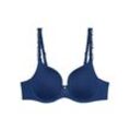 Triumph - Gefütterter Bügel-BH - Dark blue 075 - Wild Azalea Florale - Unterwäsche für Frauen