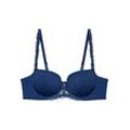 Triumph - Gefütterter Bügel-BH - Dark blue 075 - Wild Azalea Florale - Unterwäsche für Frauen