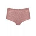 sloggi - Hochgeschnittener Miederslip - Rose Brown XS - sloggi Zero Feel Lace - Unterwäsche für Frauen