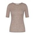 Triumph - Kurzarm Top - Brown 00XL - Beauty Layers - Homewear für Frauen