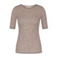 Triumph - Kurzarm Top - Brown 000M - Beauty Layers - Homewear für Frauen