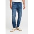 Skinny-fit-Jeans BLEND "Echo fit Multiflex - NOOS" Gr. 29, Länge 30, blau (denim middle blau) Herren Jeans