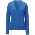 Strickjacke aus 100% Premium-Kaschmir Modell Cora Peter Hahn Cashmere blau