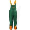 Forst Schnittschutz-Latzhose eco grün/orange s-xxxl en 381-5 Schnittschutzhose