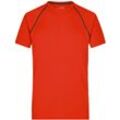 Funktions-Shirt Herren JN496 Gr. xl bright-orange/black - James&nicholson