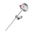 SHINING HOUSE Küchenthermometer, 30,5 cm lang, Edelstahl, Küchenkochsonde, Thermometer mit Clip für Grill, Essen, Fleisch, selbstgebrautes Wein,