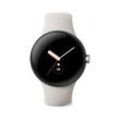 Google Pixel Watch - WLAN Smartwatch - Silber mit Chalk Armband