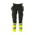 Hose mit Hängetaschen 19131-711-0917 Gr. 82C44 schwarz/hi-vis gelb - Mascot