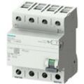 FI-Schutzschalter b 4p sentron 400V 40A 0,3A selektiver-Typ 4TE DIN-Schiene(REG) 5SV3644-4 - Siemens