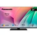 E (A bis G) PANASONIC LED-Fernseher "TV-43W80AEZ" Fernseher Gr. 43, schwarz