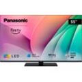 E (A bis G) PANASONIC LED-Fernseher "TV-55W80AEZ" Fernseher Gr. 55, schwarz