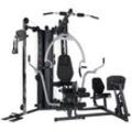 Kraftstation FINNLO BY HAMMER "Autark 6800", schwarz (anthrazit, schwarz), KraftstationenB:250cm H:223cm L:200cm, multifunktionale Fitnessstation, max. Trainingsgewicht 110 kg, B:250cm H:223cm L:200cm