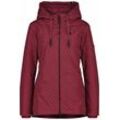 Winterjacke ALIFE & KICKIN "Damen LilouAK B" Gr. L, rot (cranberry juice) Damen Jacken Warm gefütterte Jacke mit flauschigen Teddyfell Innenfutter