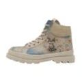 Winterboots DOGO "Damen Adriana Lost in Colors Vegan Damen Boots / female" Gr. 40, Normalschaft, beige (natur) Damen Schuhe Vegan