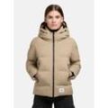 Winterjacke KHUJO "Liev-YM" Gr. L (40), beige (sand) Damen Jacken Warme Winter Steppjacke