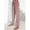 Nickihose VIVANCE Gr. 32/34, N-Gr, rosa (altrosa), Damen, Nicki, Obermaterial: 100% Polyester, Hosen, mit Glitzerdruck