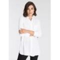 Longbluse OTTO PRODUCTS Gr. 40, weiß, Damen, Web, Obermaterial: 100% Viskose (LENZING ECOVERO), Blusen