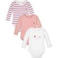 Neugeborenen-Geschenkset TOMMY HILFIGER "ESSENTIAL 3 PACK BODY GIFTPACK" Gr. 56, rosa (soft rose) Baby KOB Set-Artikel mit Logo-Stickereien